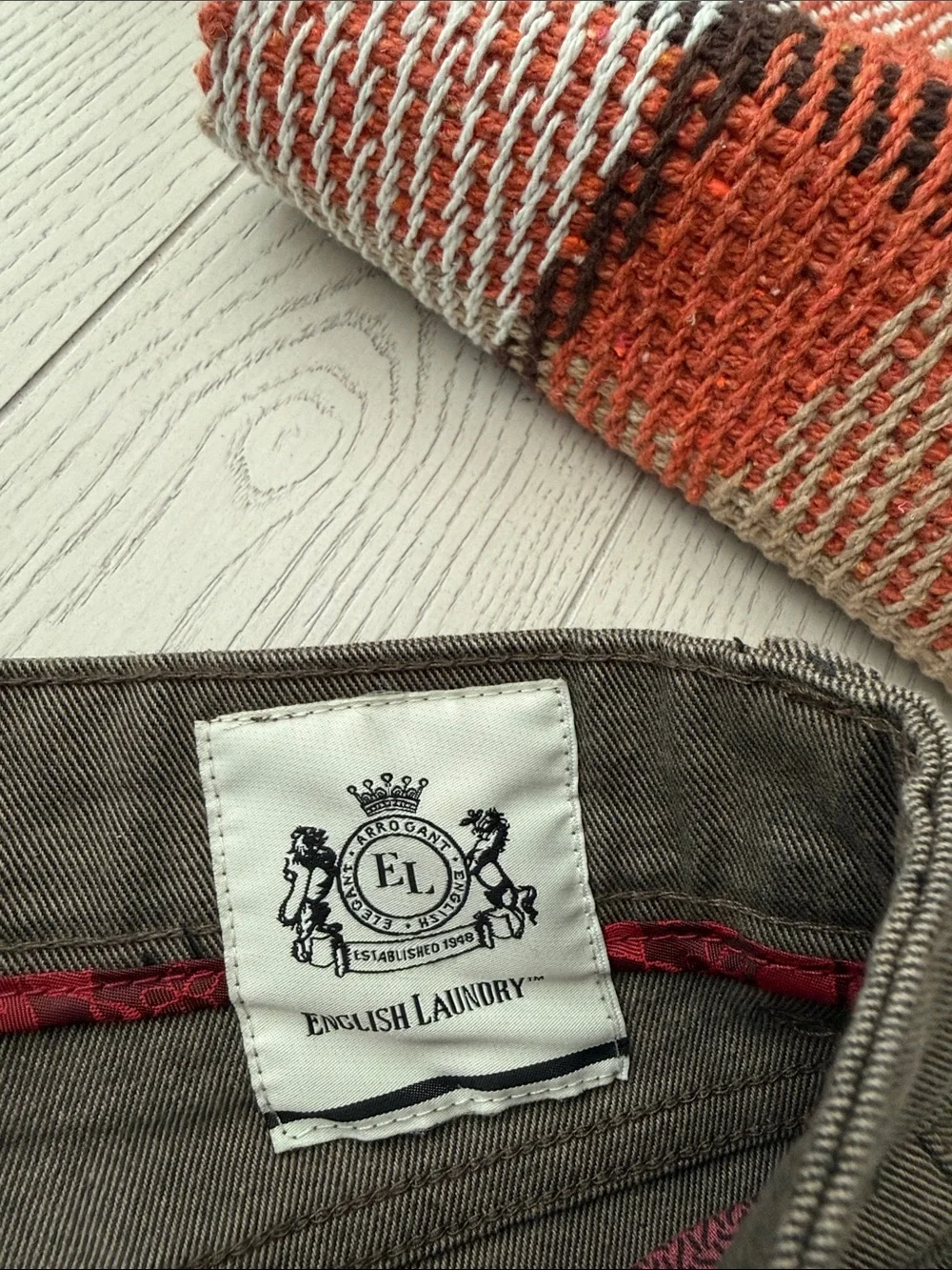 English Laundry Men's Chinos in Brown 34x32